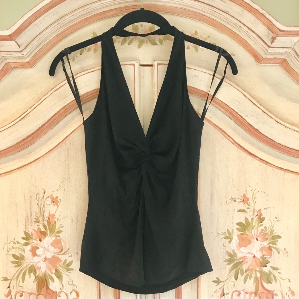 🖤 Elie Tahari Halter Top black size small